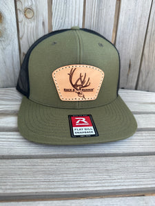 Jax Loden and Black leather patch hat