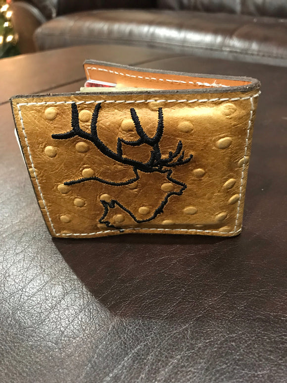Custom ostrich R&R wallet